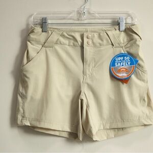 Columbia PFG UPF 50 Tan Cargo Shorts‎ Versatile Casual Wear Size 6